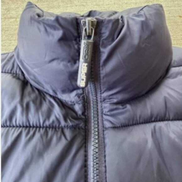 Superdry Vest Mens Size Medium Blue Puffer Fuji Jacket Quilted Preppy Outdoor - Picture 3 of 7